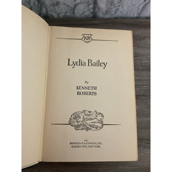 1947 Lydia Bailey By Kenneth Roberts Doubleday 1st Edition - Picture 10 of 13